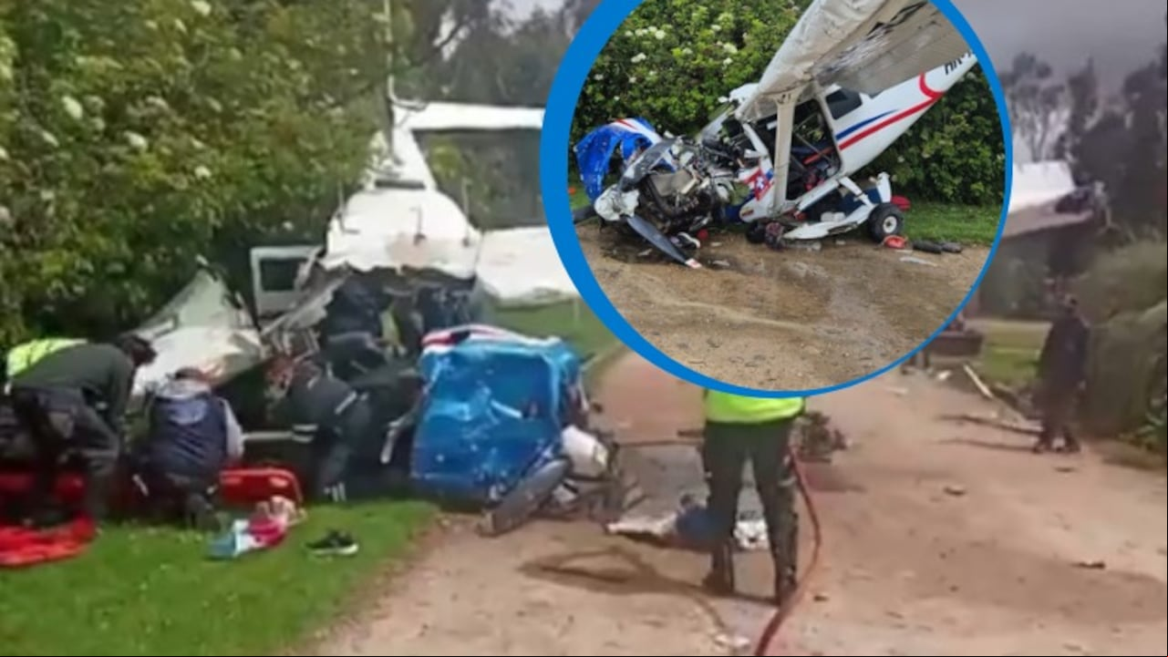Avioneta tipo ambulancia se precipita en Cundinamarca