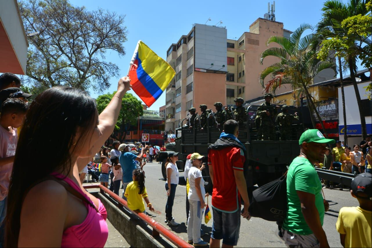 Así se llevó a cabo el desfile del 20 de julio de 2023 en Cali