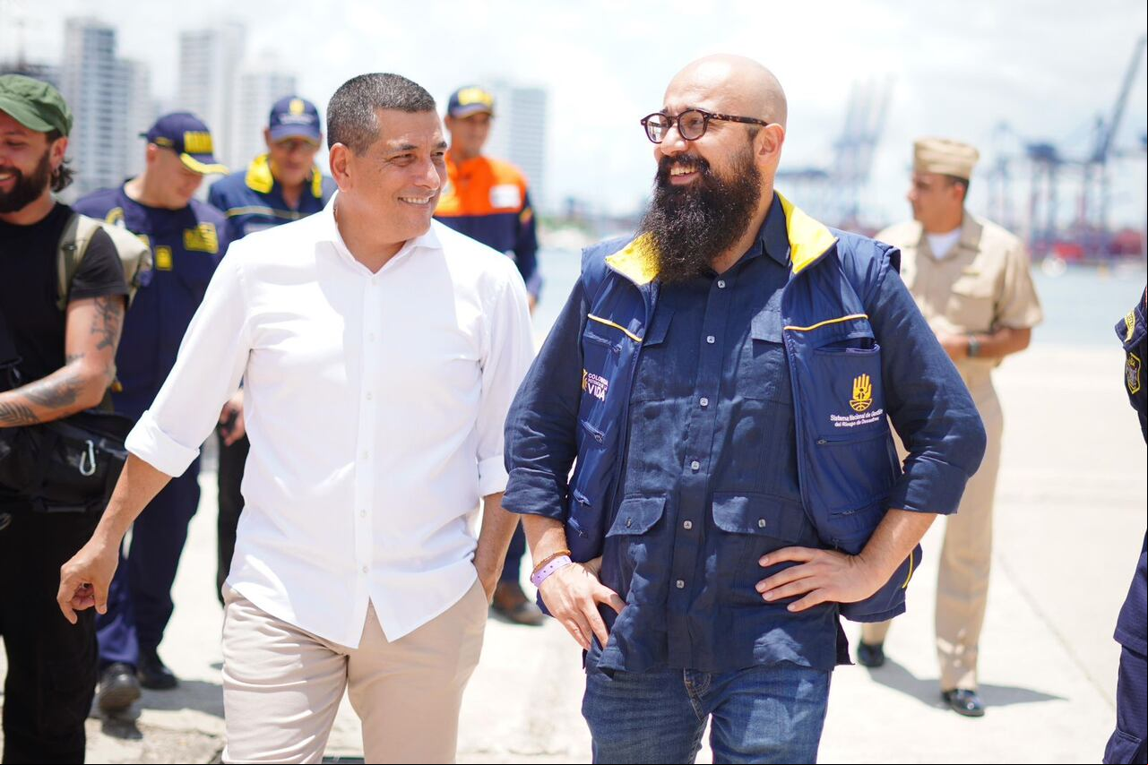 Dumek Turbay y Carlos Carrillo en Cartagena.